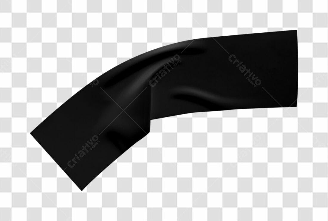 Bandeira Preta PNG com fundo transparente