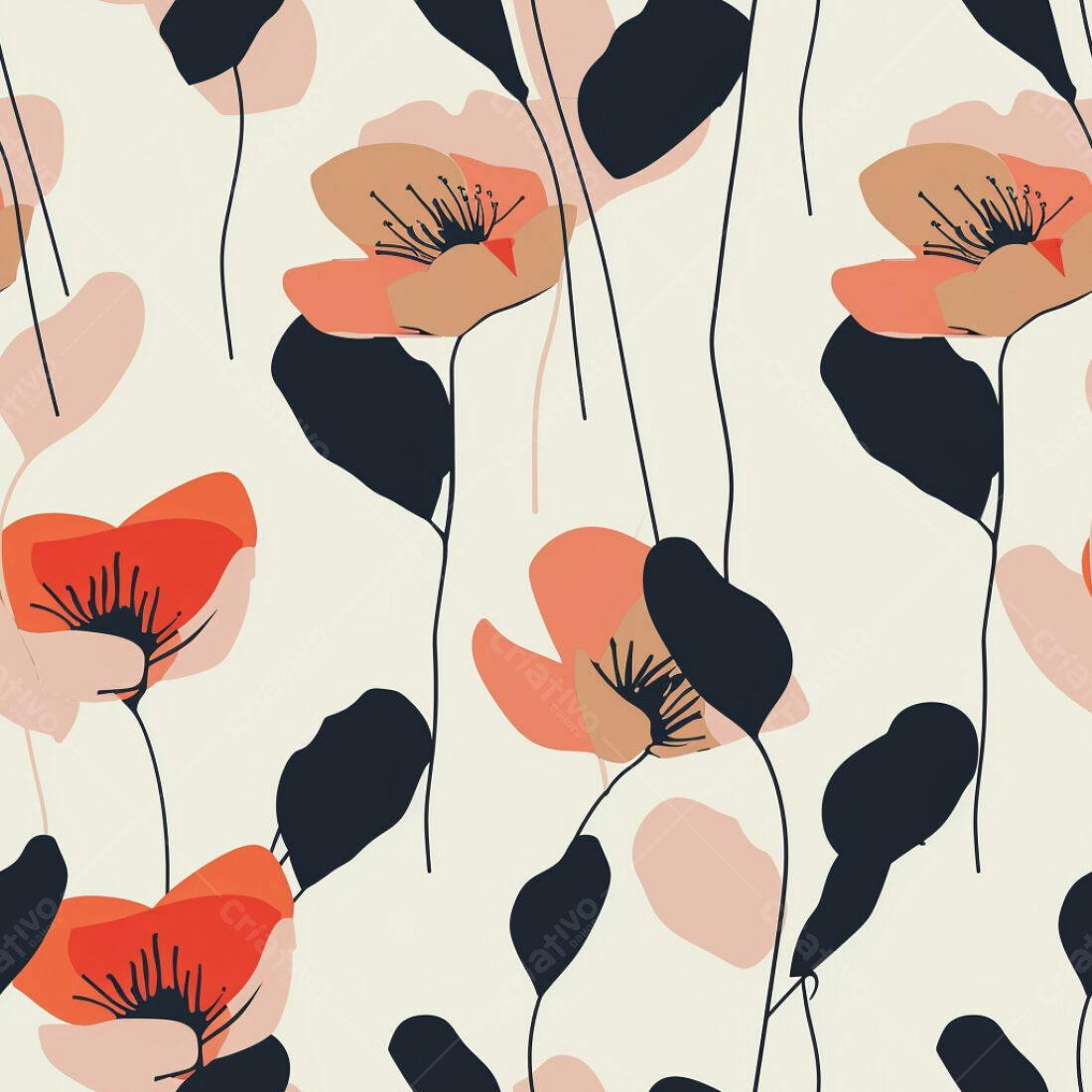 Textura floral abstrata para papel de parede