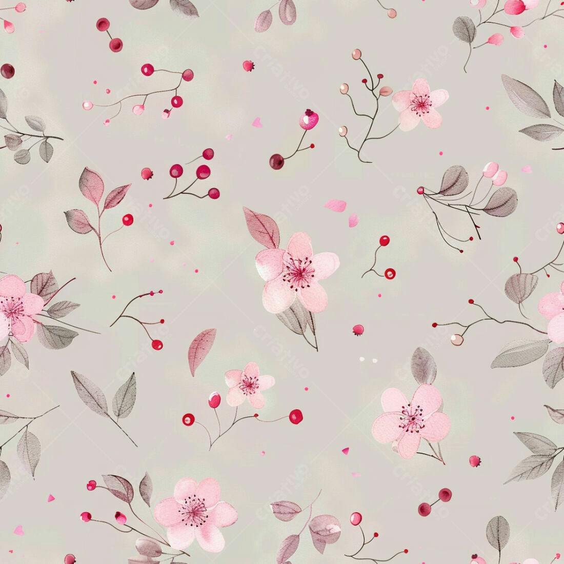 Textura floral romântica para papel de parede