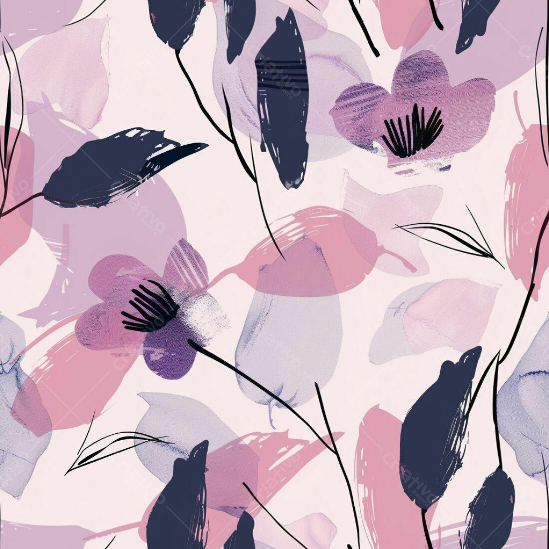 Textura floral abstrata para papel de parede