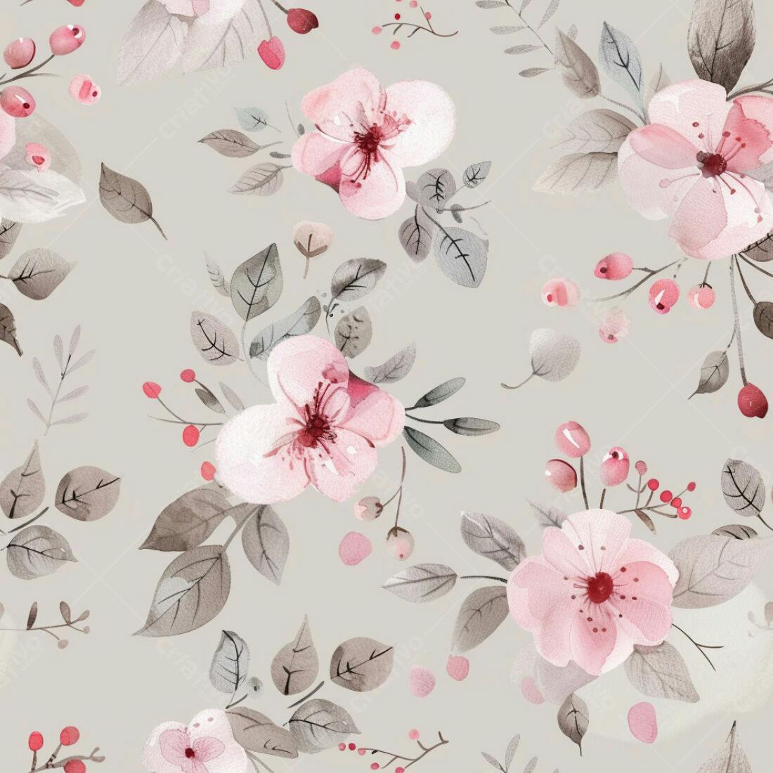 Textura floral romântica para papel de parede