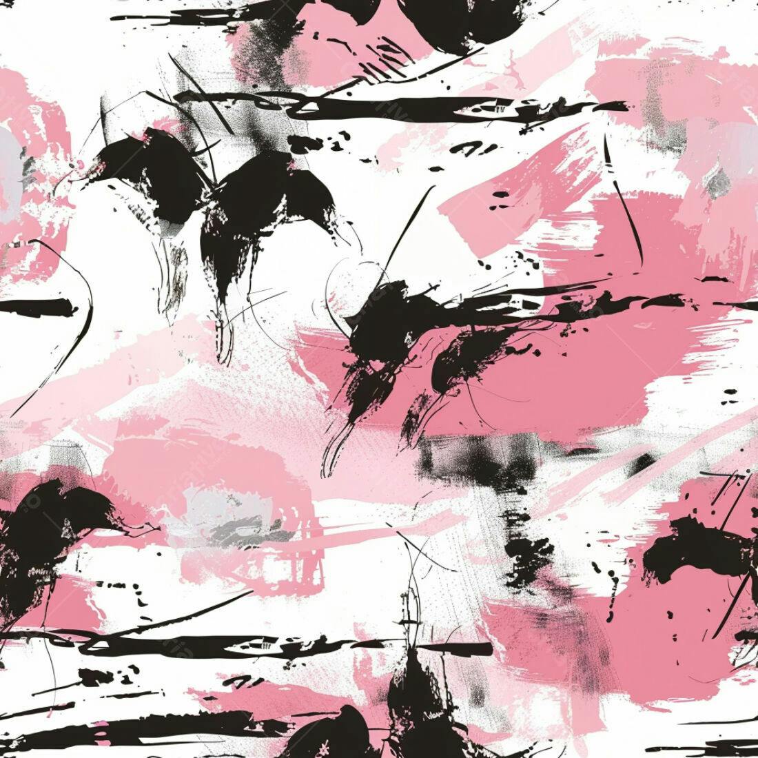 Textura Abstrata Rosa e Preta para Fundo