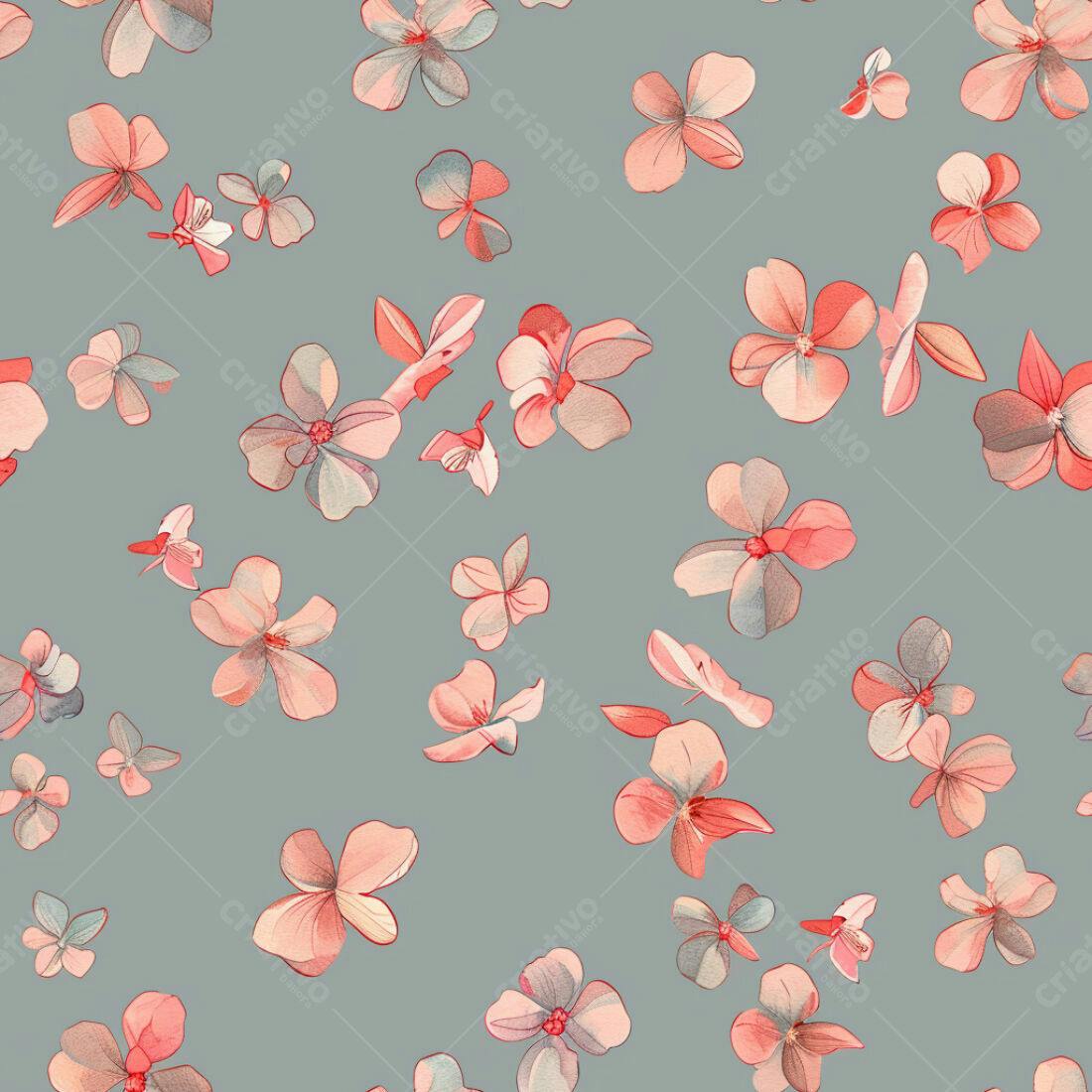 Textura floral rosa claro para fundo
