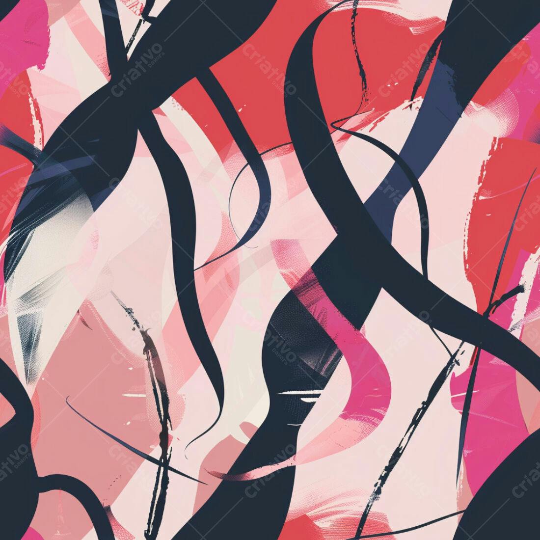 Textura Abstrata Rosa e Preto para Fundo