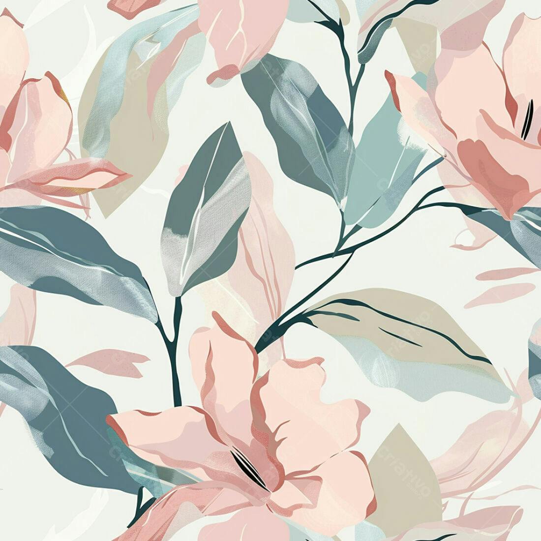 Textura floral romântica para papel de parede
