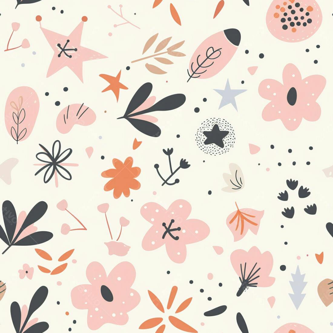 Textura floral romântica para papel de parede