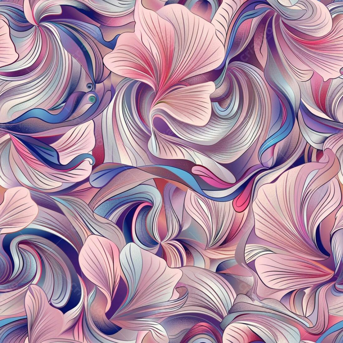 Textura floral abstrata para fundo