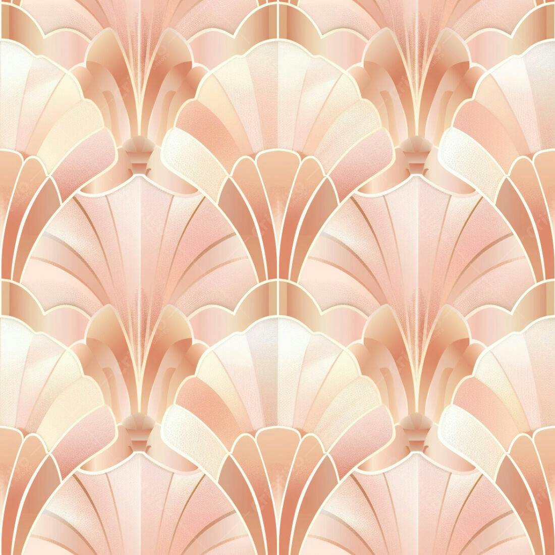 Textura Padrão Art Déco Rosa para Papel de Parede