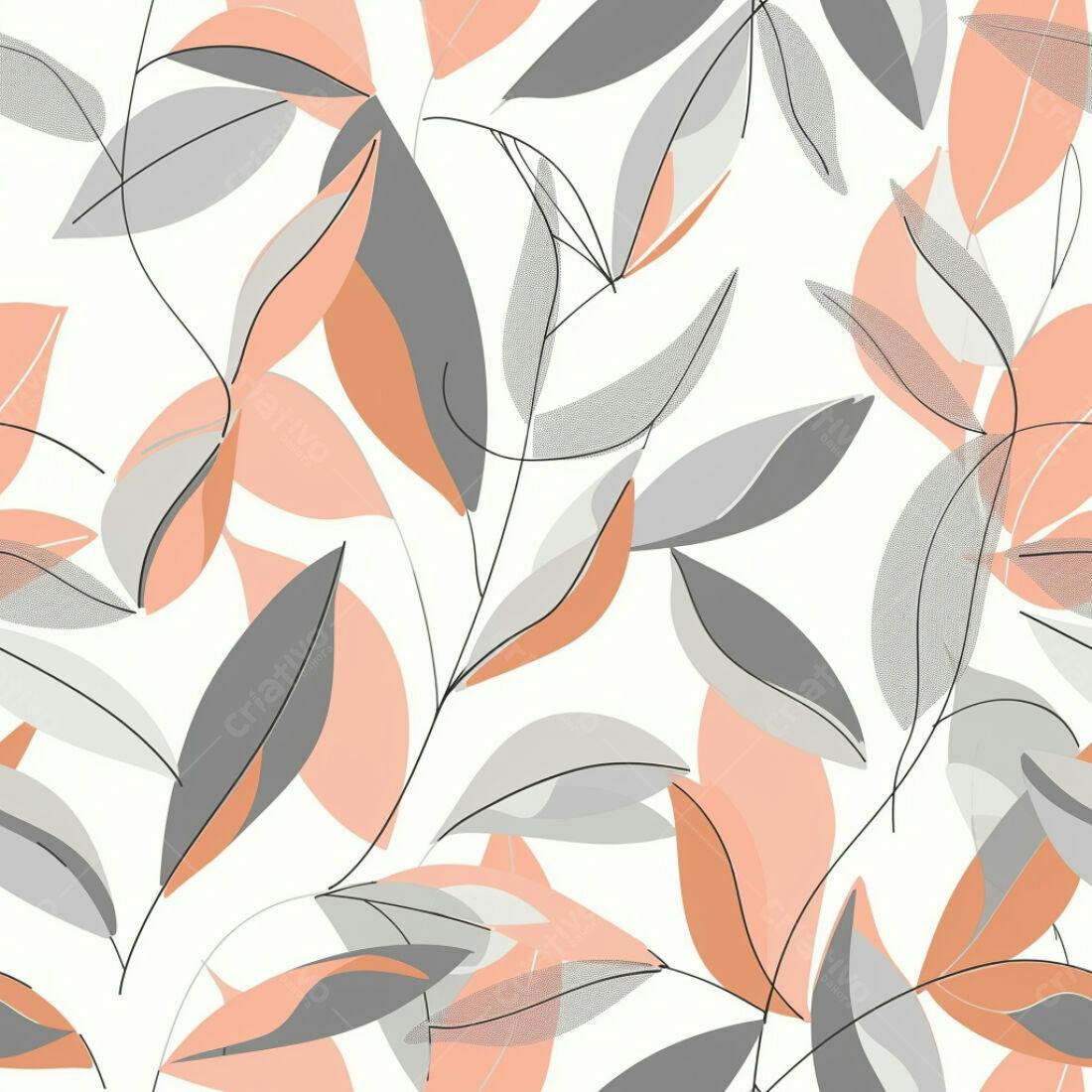 Textura Folhas Abstrato para Papel de Parede