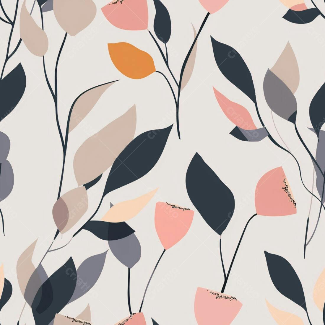 Textura floral minimalista para fundo