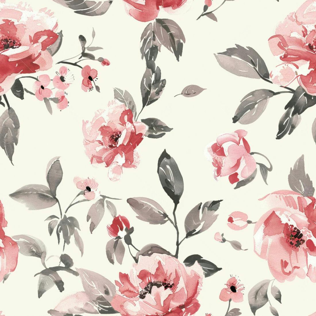 Textura floral romântica para papel de parede