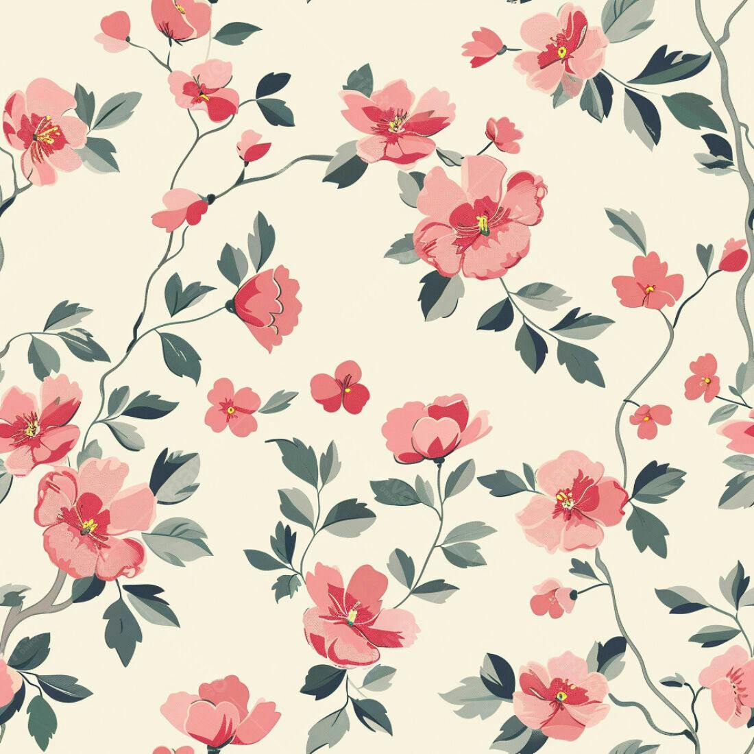 Textura floral rosa claro para papel de parede