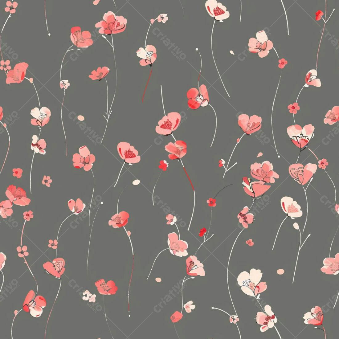 Textura floral cor de rosa para fundo