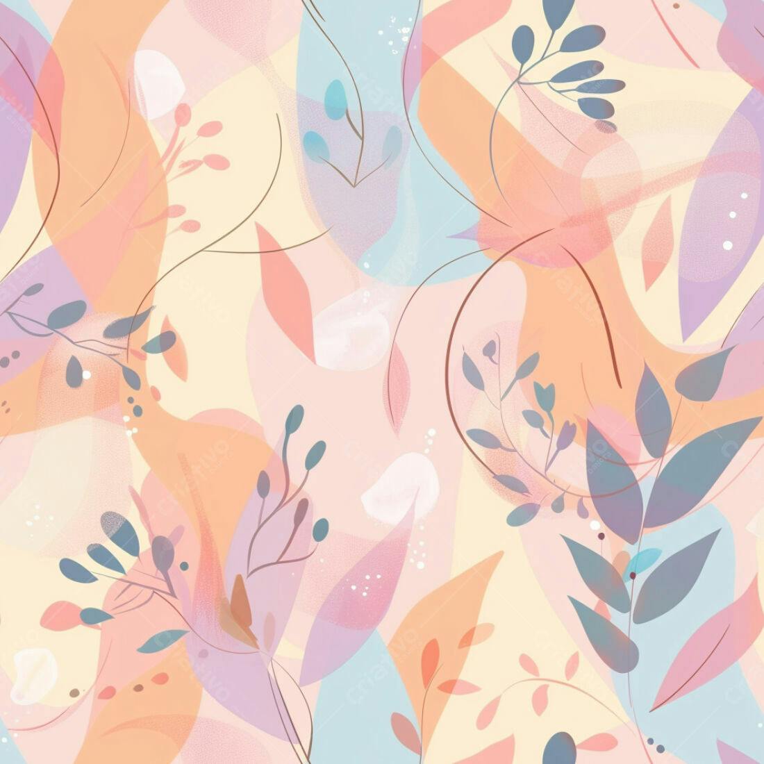 Textura floral pastel para fundo