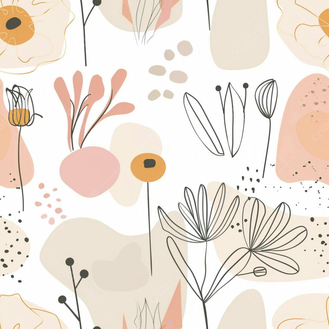 Textura Floral Abstrata para Fundo