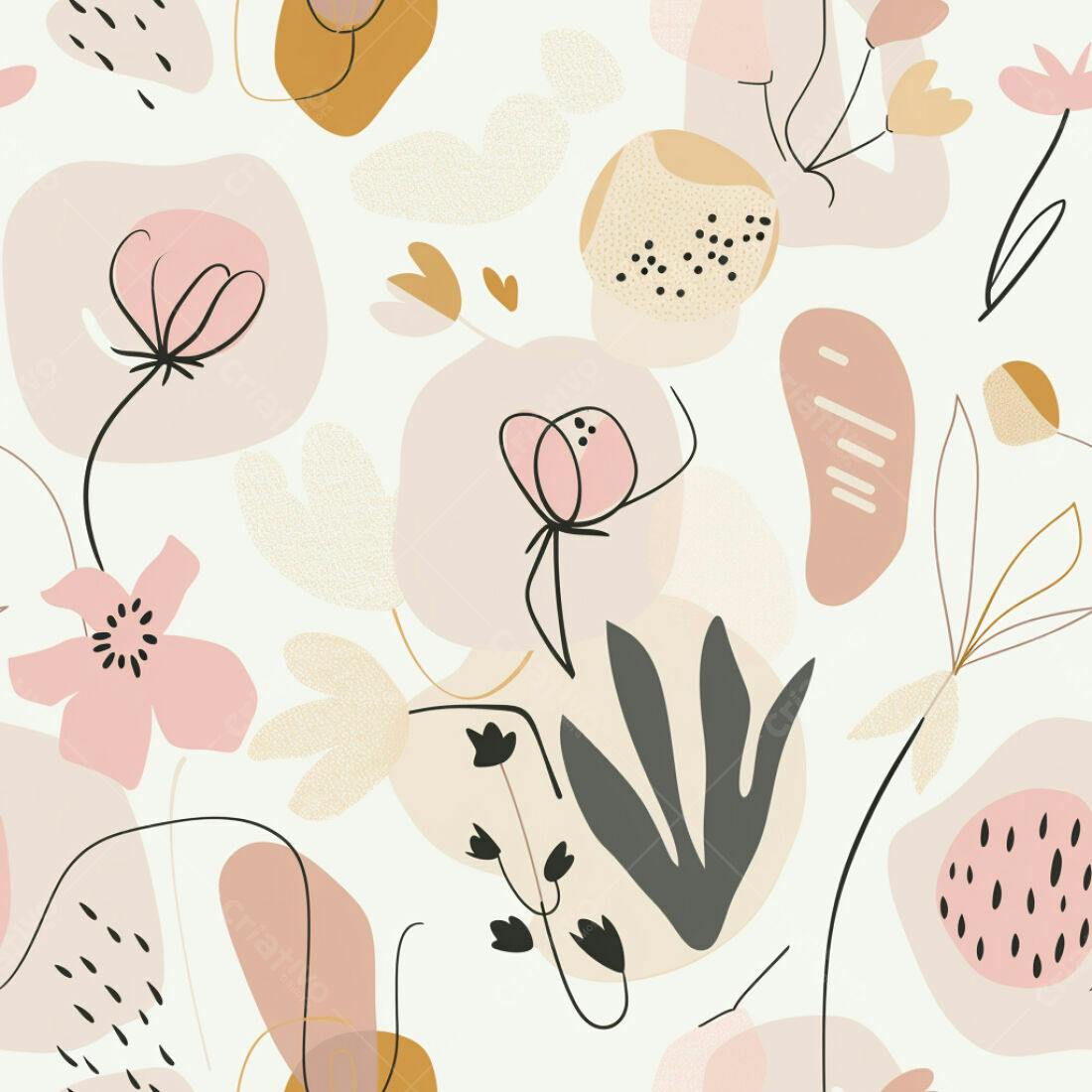 Textura floral minimalista para fundo