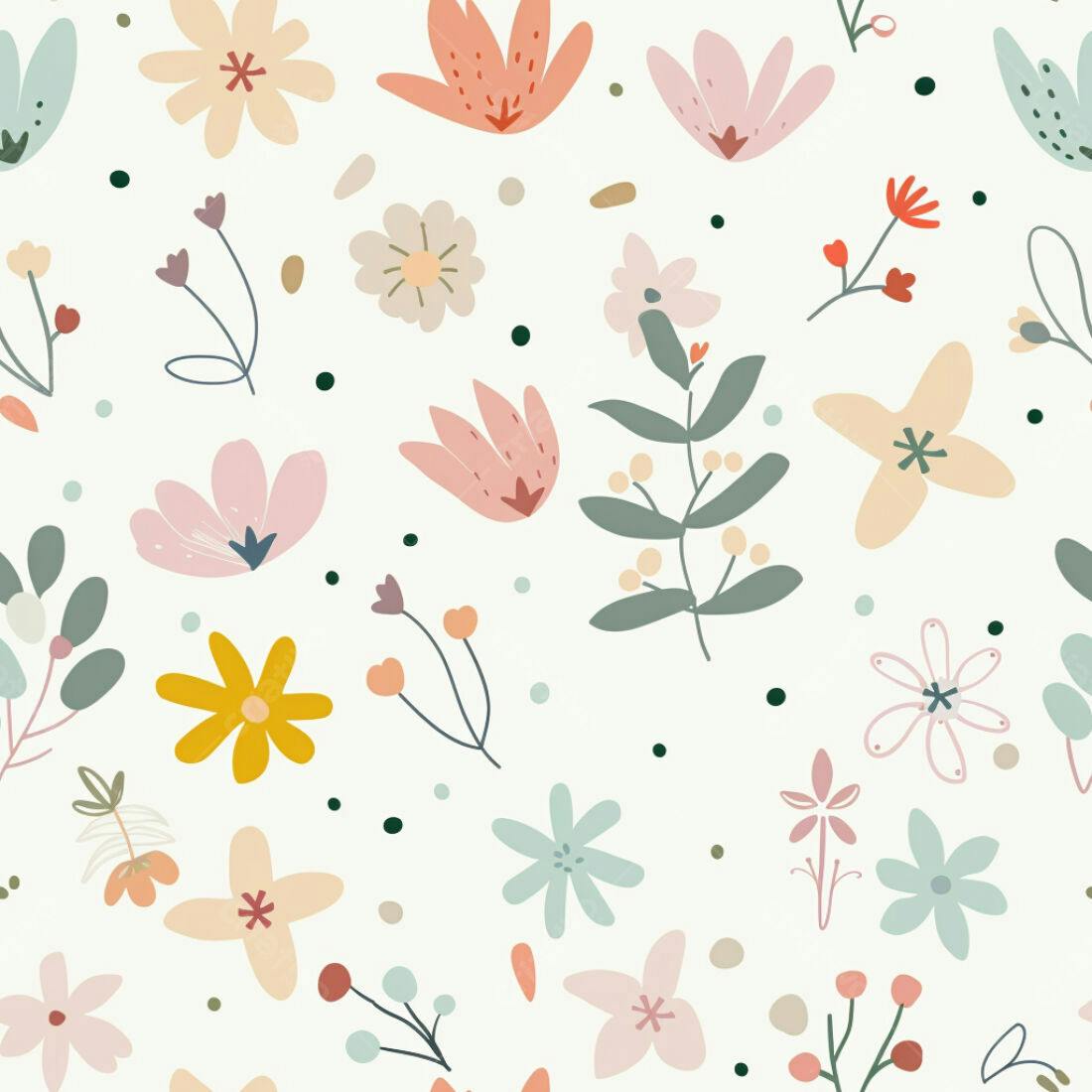 Textura floral romântica para fundo
