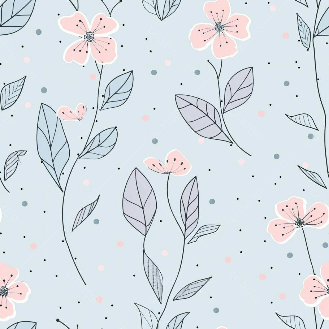 Textura floral romântica para papel de parede