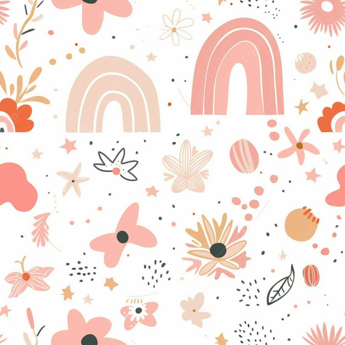 Textura floral romântica para papel de parede