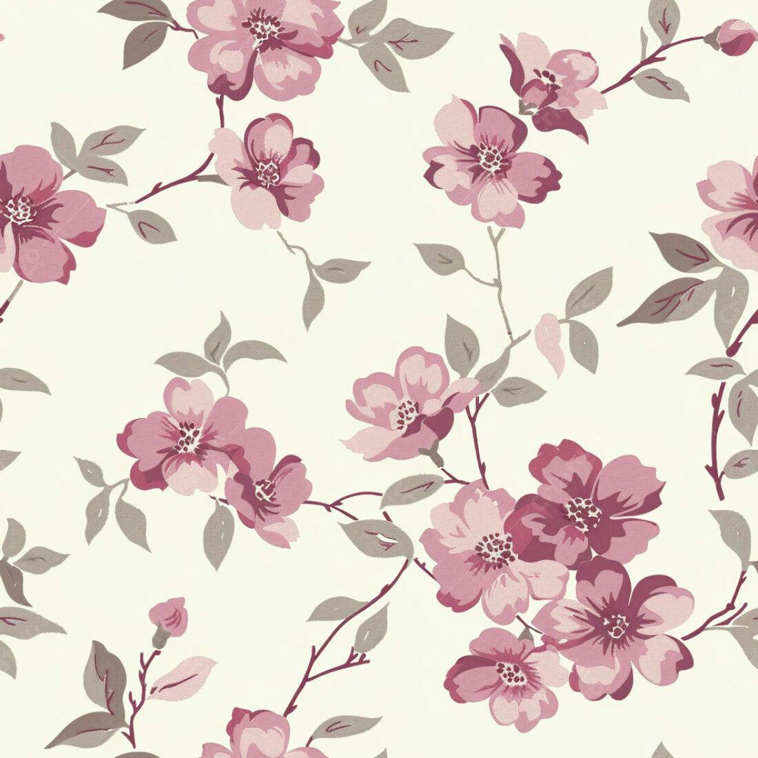 Textura floral romântica para papel de parede
