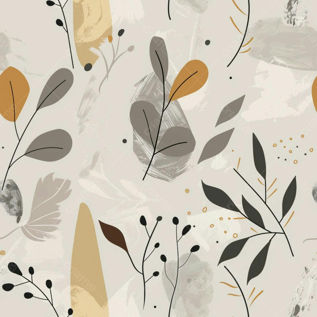 Textura floral abstrata bege para fundo