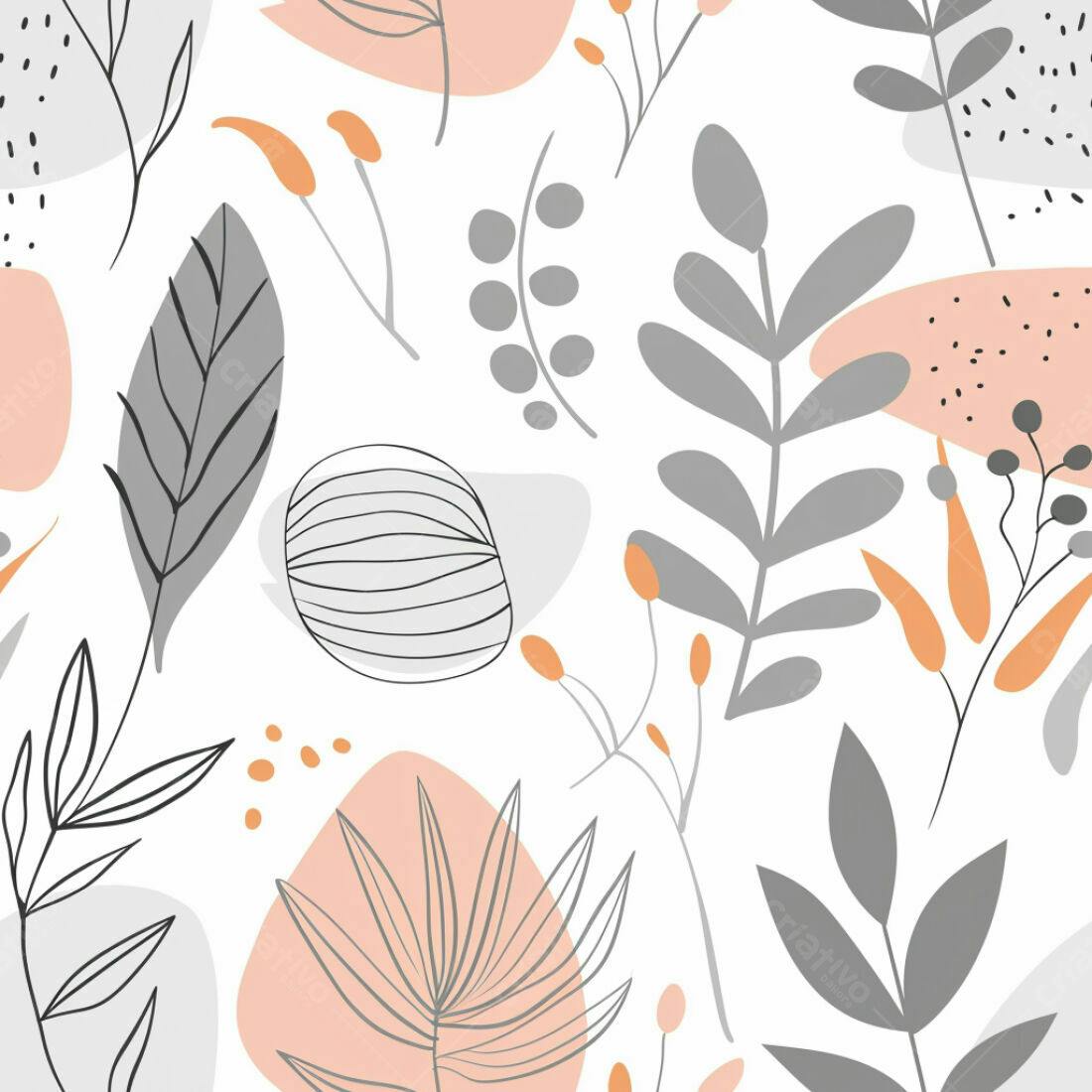 Textura Floral Delicada para Fundo