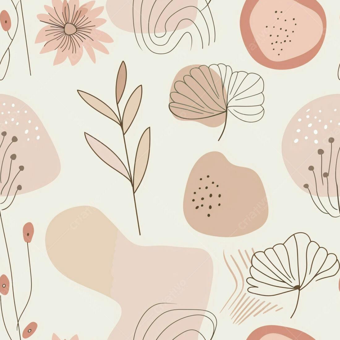 Textura floral minimalista para fundo