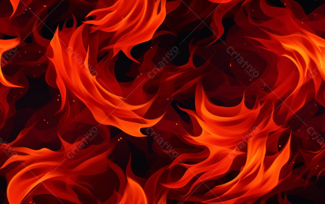 Textura Fogo Infernal para Fundo de Jogo