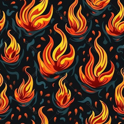 Fire Pattern Textures High Resolution Design