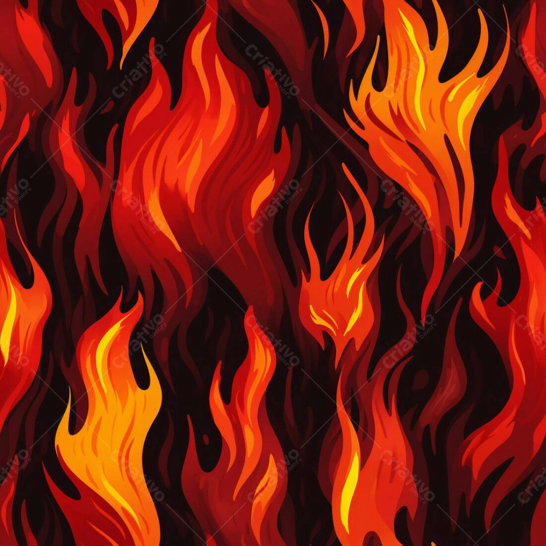 Textura Fogo Vermelho e Laranja para Fundo