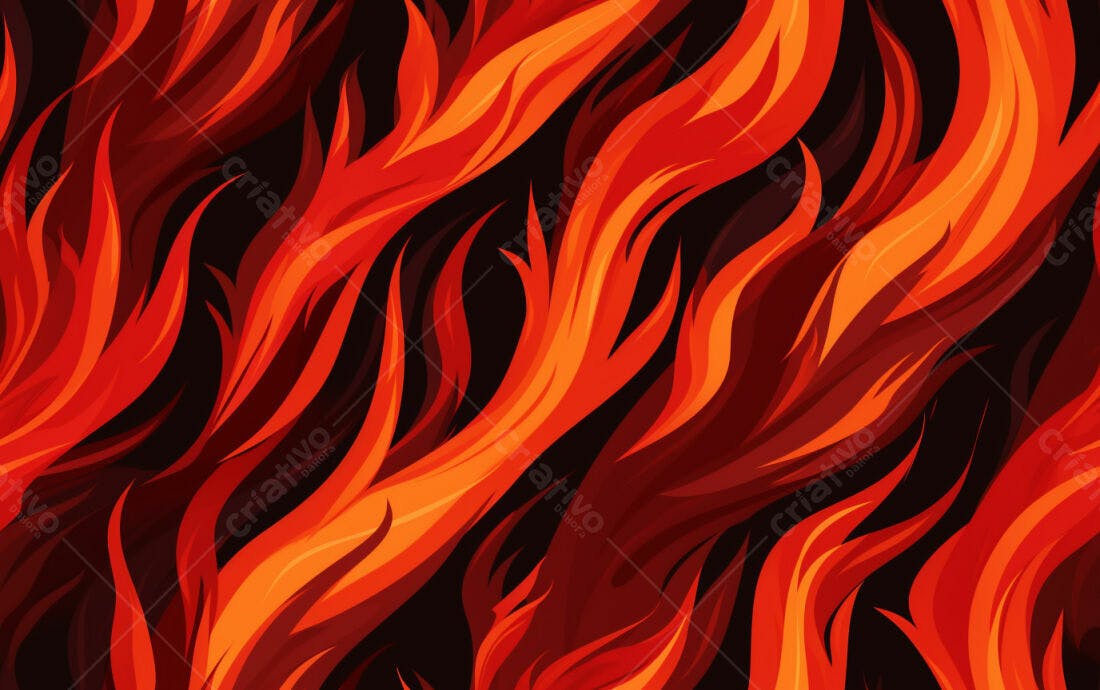 Textura Fogo Infernal para Fundo de Jogo