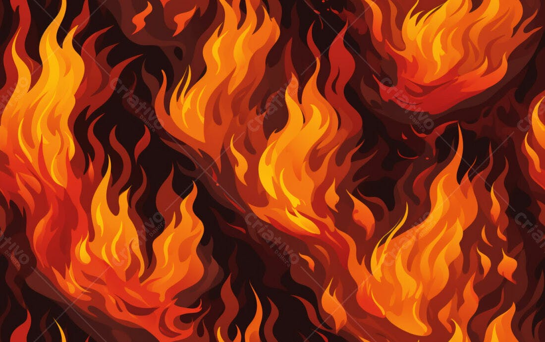 Textura Fogo Infernal para Fundo