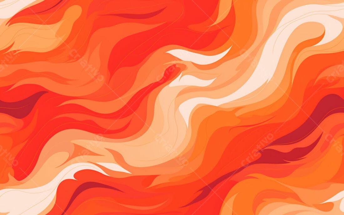 Textura Abstrata Ondulada Laranja para Fundo