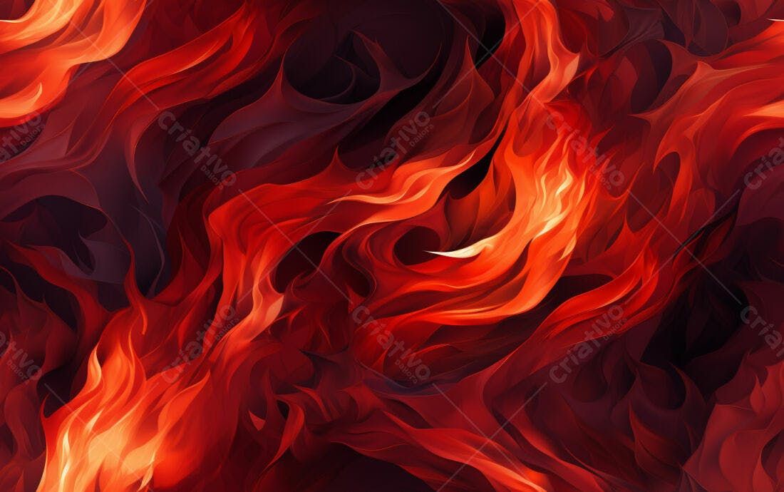Textura Chamas Infernais para Fundo de Jogo