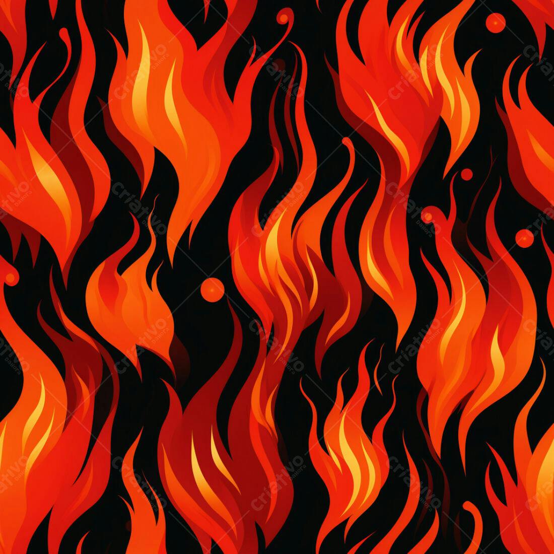 Textura Fogo Flamejante para Fundo