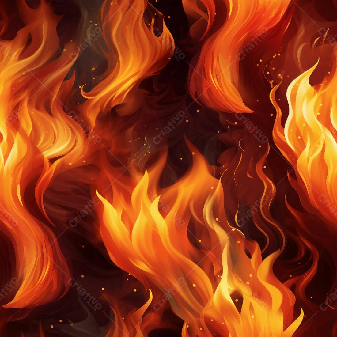 Textura Fogo Chamas para Fundo