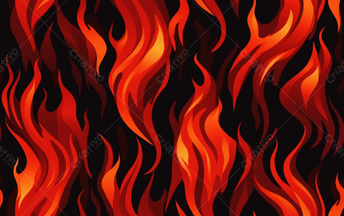 Textura Fogo Infernal para Fundo de Jogo