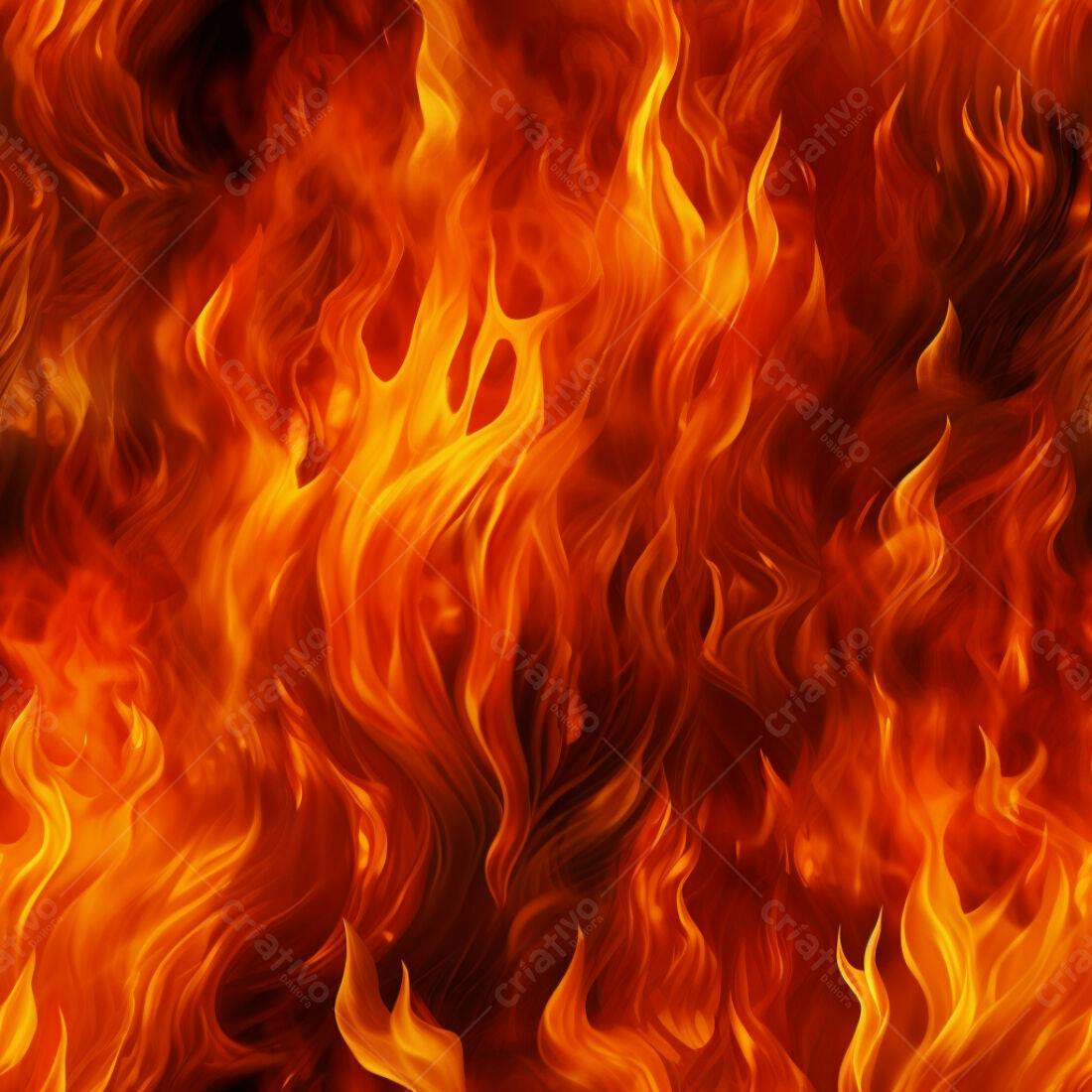 Textura Fogo Infernal para Fundo