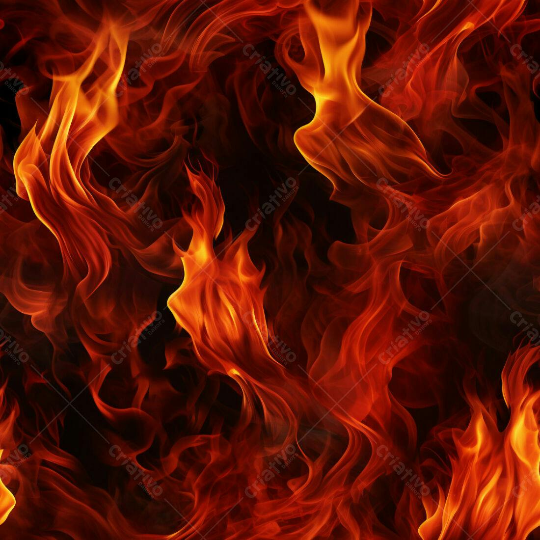 Textura Fogo Flamejante para Fundo