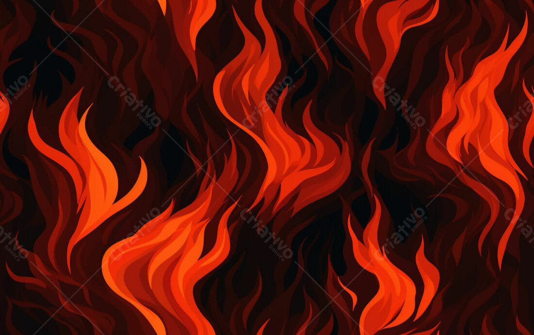 Textura Fogo Infernal para Fundo de Jogo