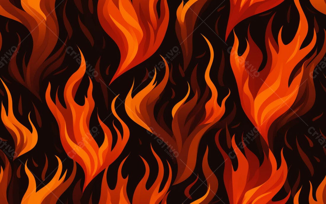 Textura Chamas Vermelhas e Laranjas para Fundo