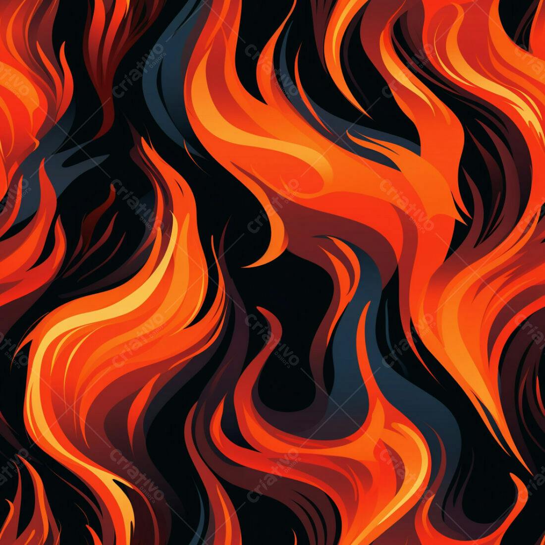 Textura Chamas Infernais para Fundo