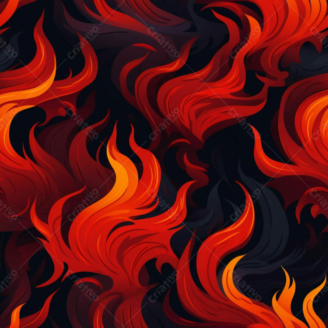 Textura Fogo Estilizado para Fundo