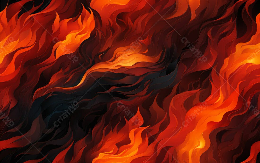 Textura Fogo Abstrato para Fundo