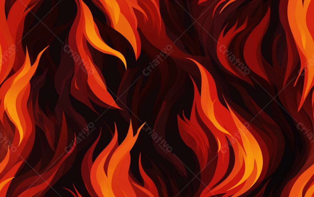 Textura Fogo Infernal para Fundo de Jogo