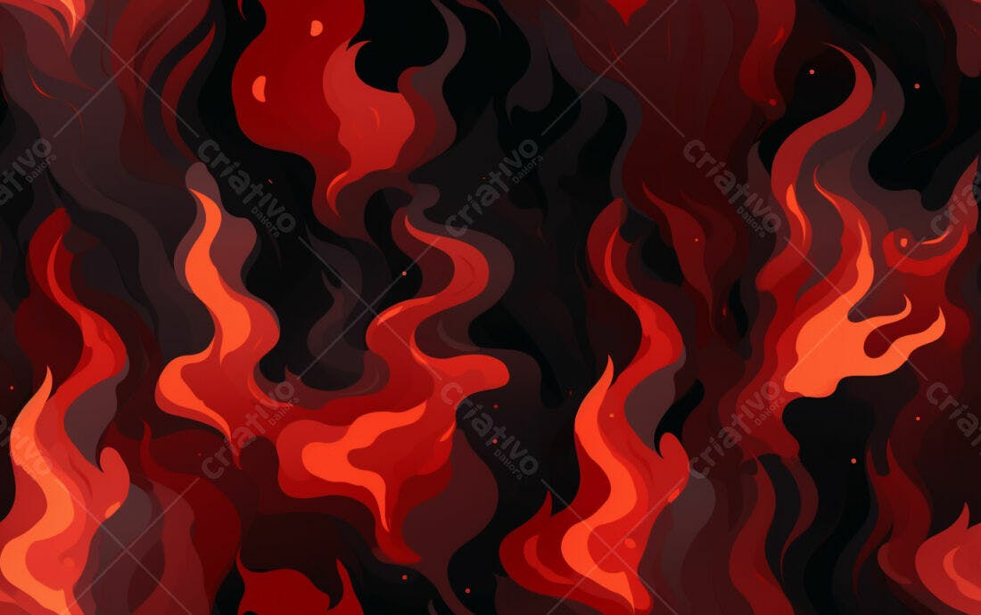Textura Fogo Abstrato para Fundo de Jogo