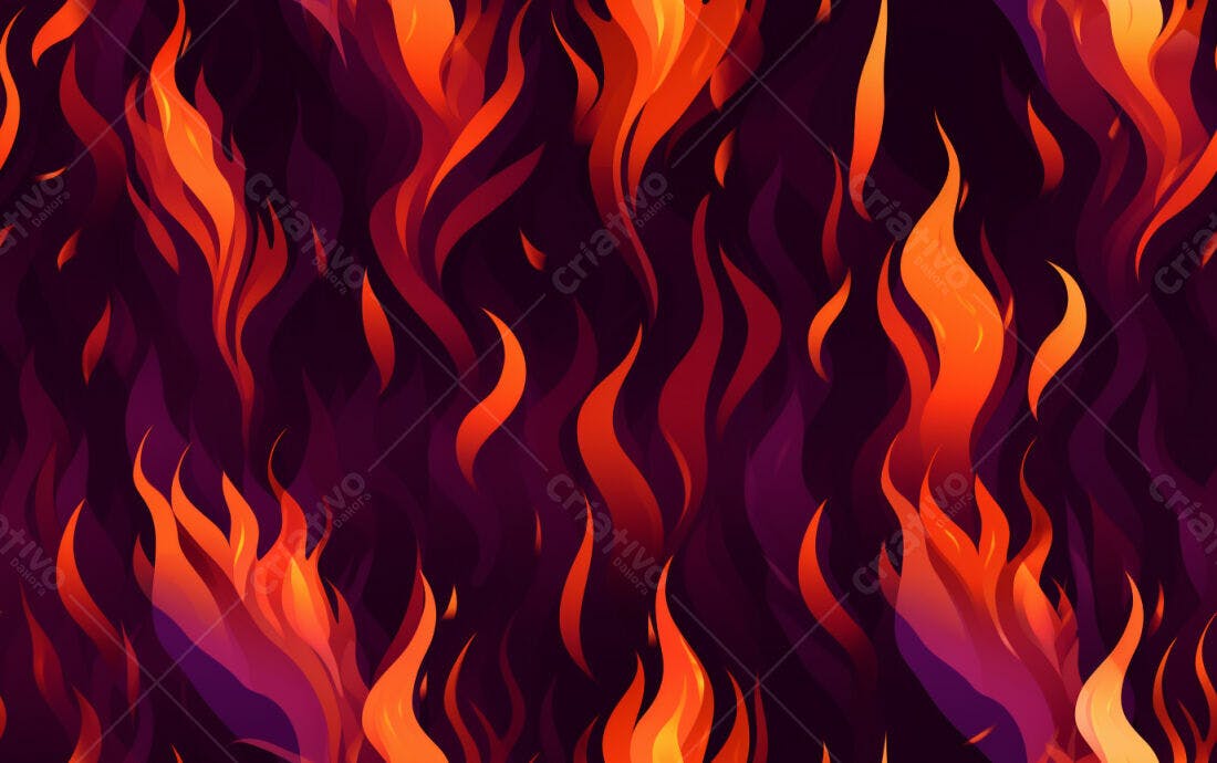 Textura Chamas Vermelhas e Laranjas para Fundo
