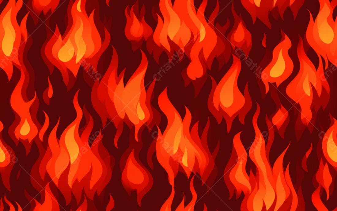 Textura Fogo Infernal para Fundo de Jogo