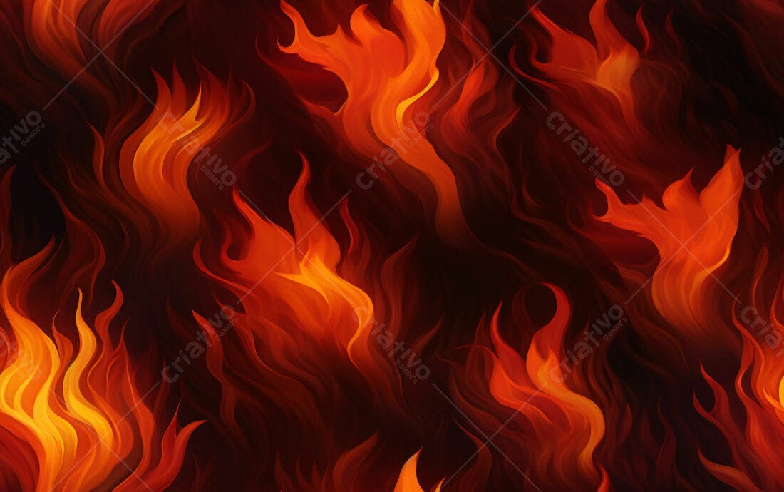 Textura Fogo Infernal para Fundo de Jogo