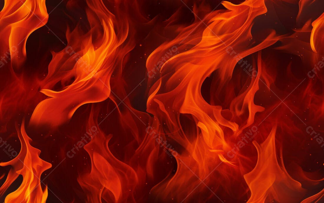 Textura Fogo Infernal para Fundo de Jogo